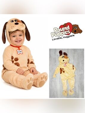 Hasbro pound puppies Halloween costume cosplay dress up dog 6-12 months